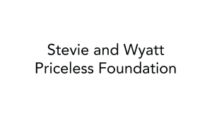 Stevie and Wyatt Priceless Foundation Logo